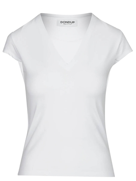 Dondup Scollo T-shirt, Hvid 